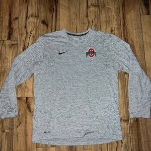 Nike Gray Long Sleeve Tee
